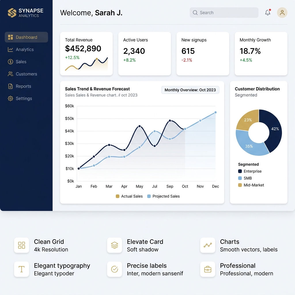 Evets Cloud Dashboard Mockup